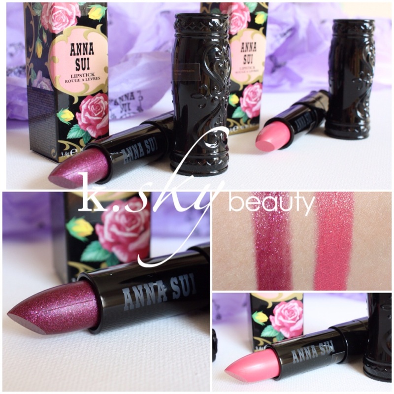 Anna Sui Lipstick in 250 and 305